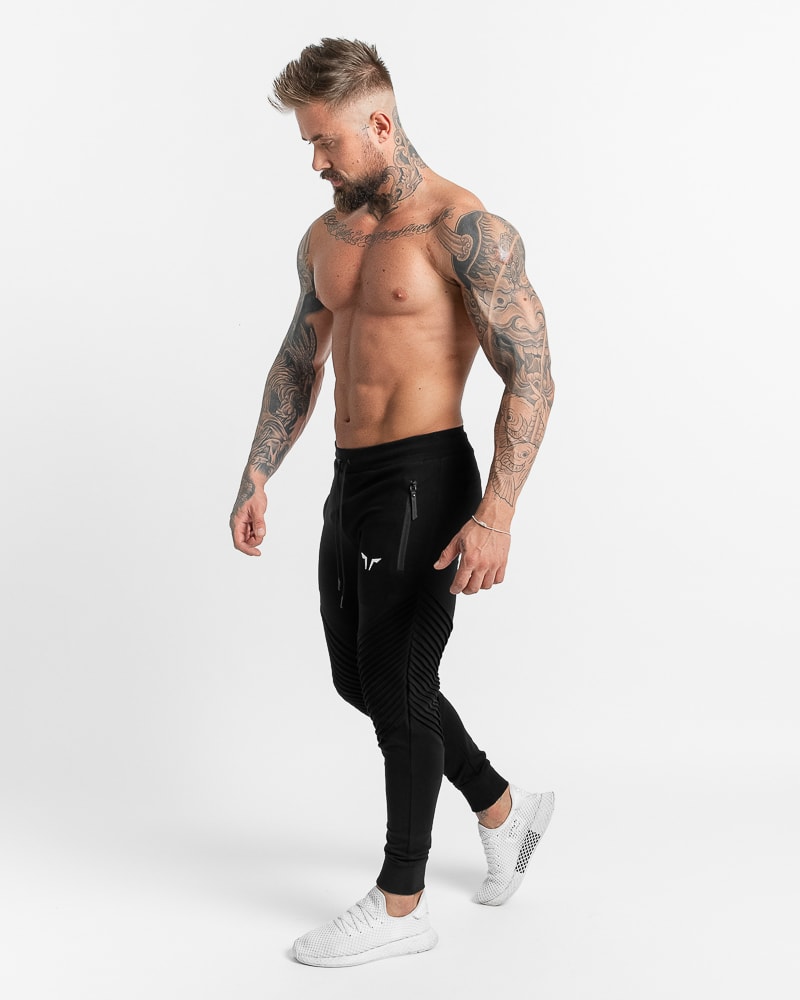 Statement Ribbed Joggers