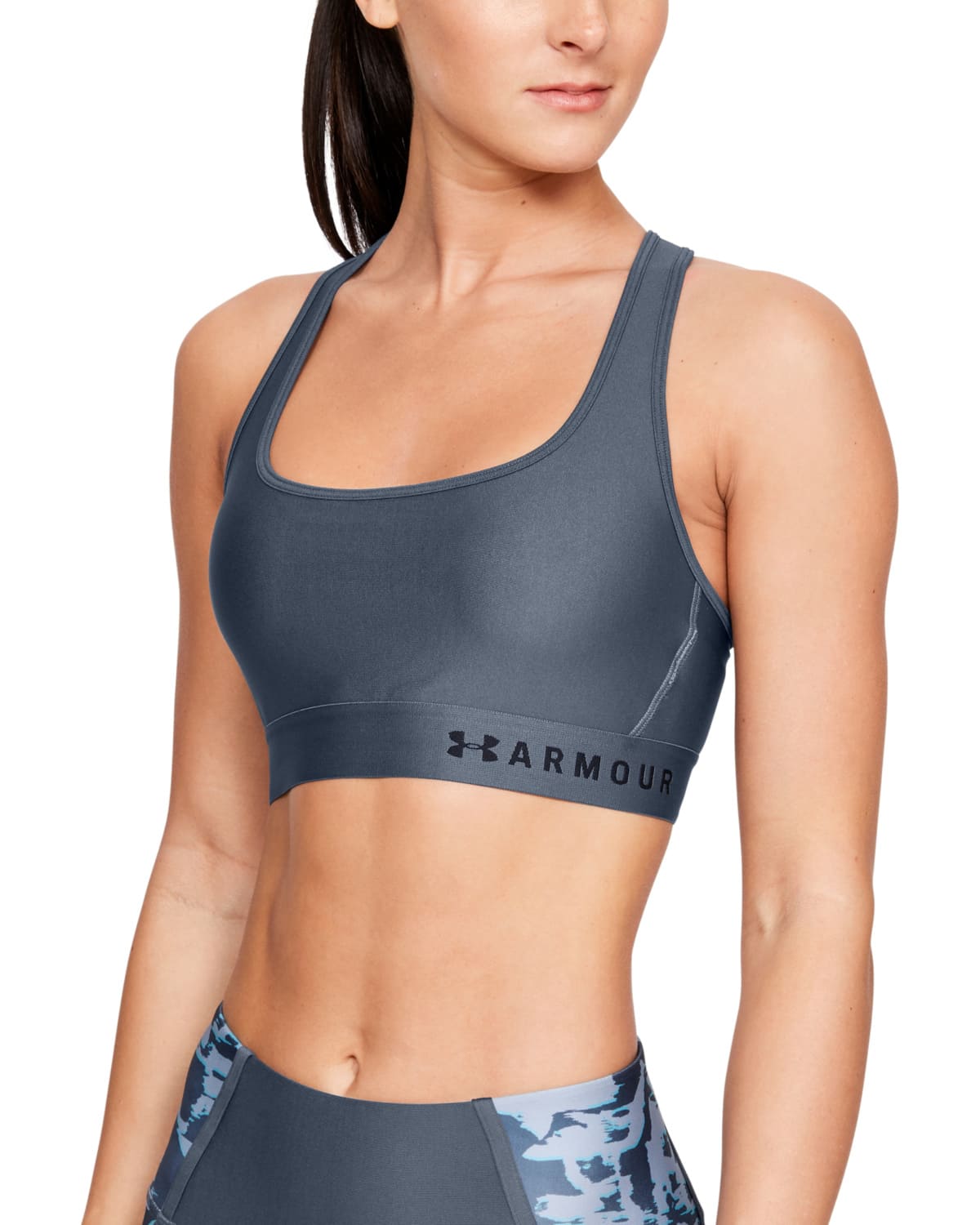 under armour mid crossback strappy sports bra