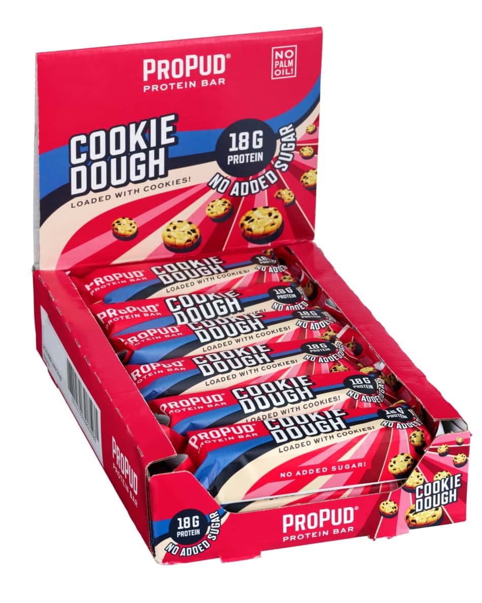 NJIE ProPud Protein Bar - Cookie Dough 12x55g