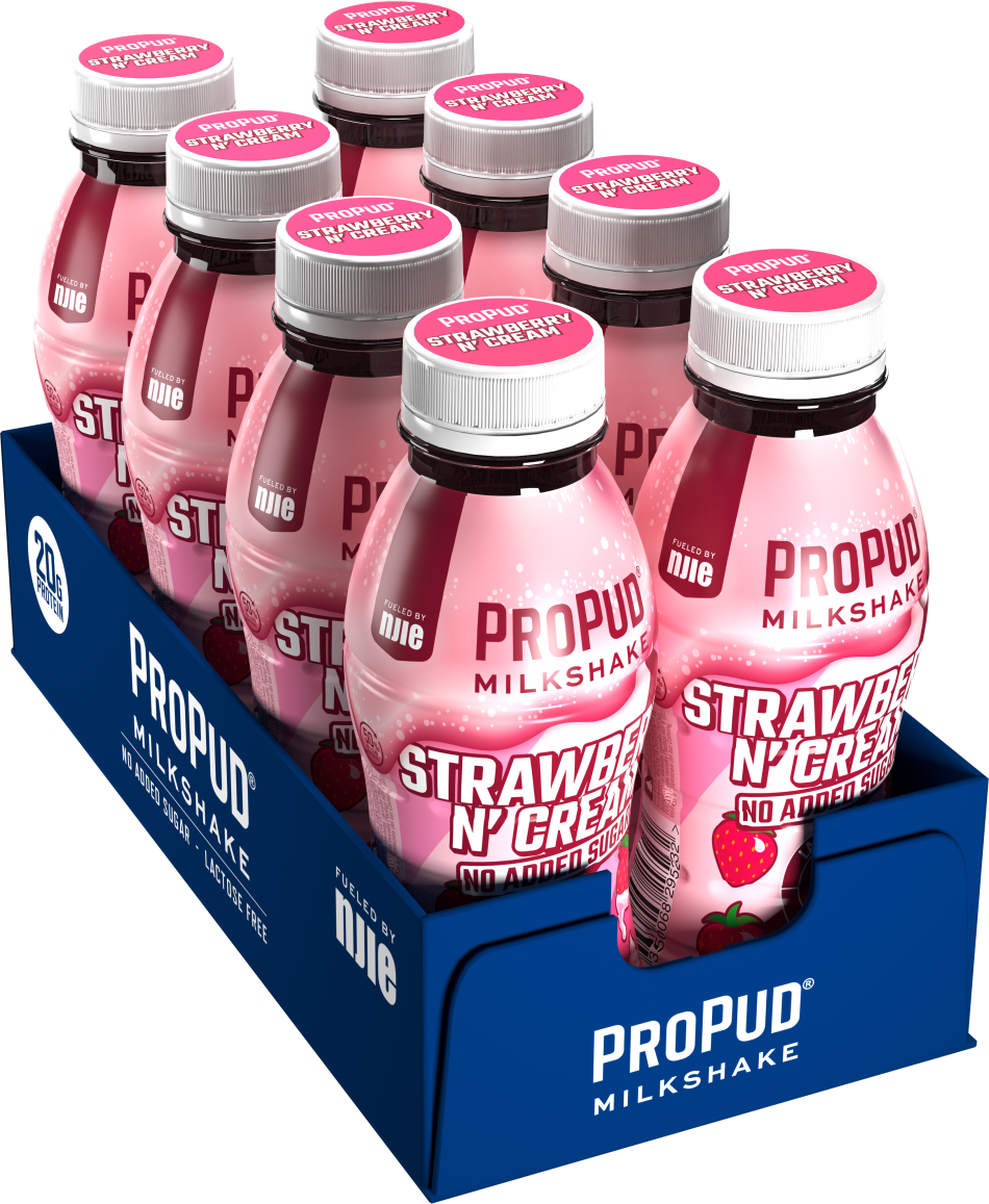 NJIE ProPud Milkshake - Strawberry 8x330ml