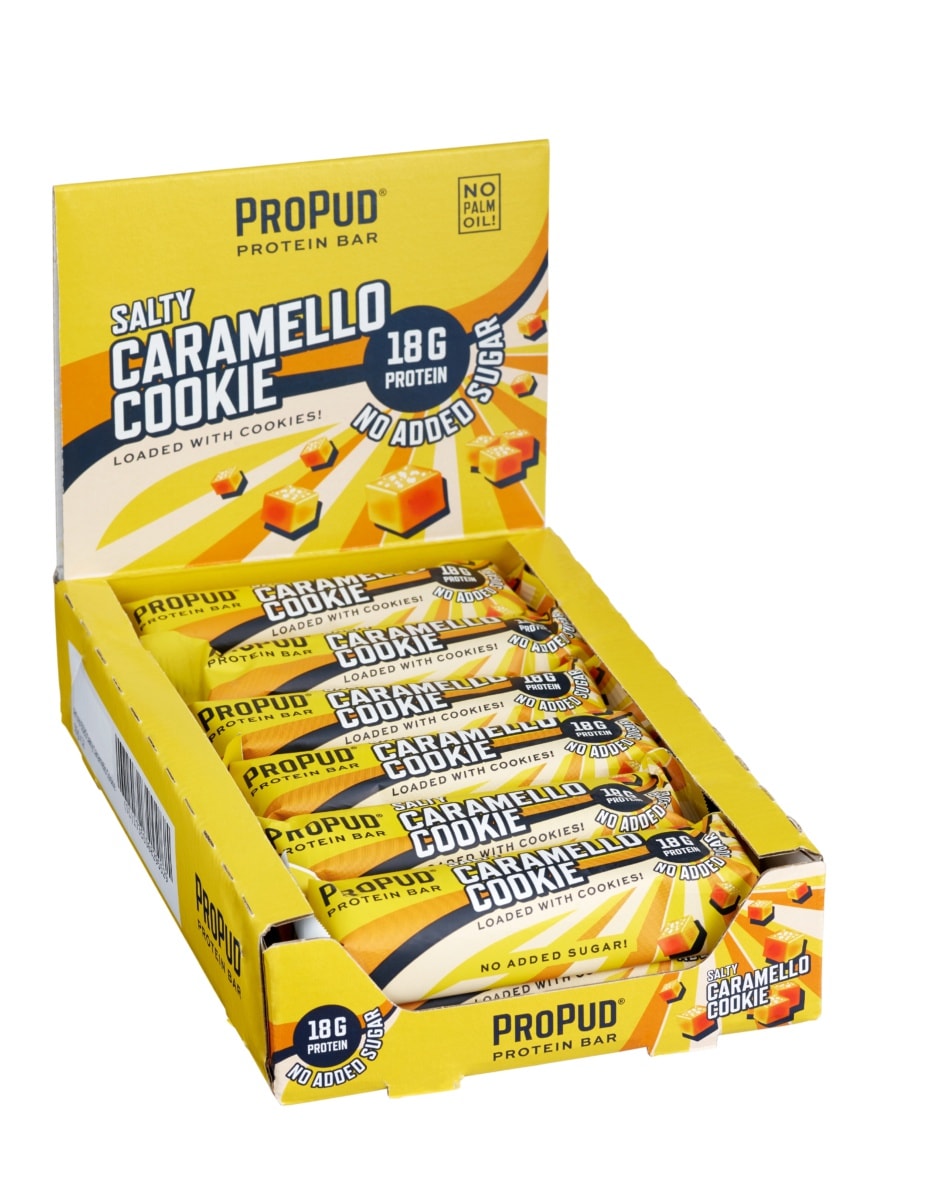 NJIE ProPud Protein Bar - Salty Caramel 12x55g