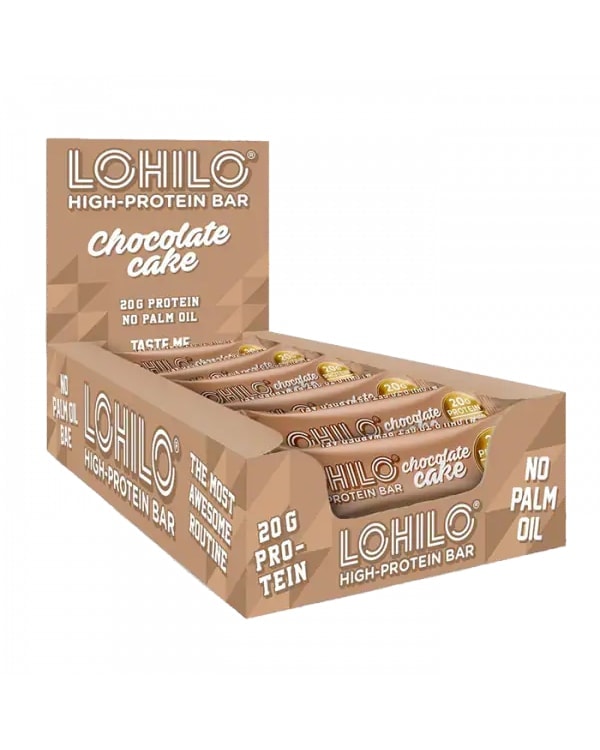 Lohilo Protein Bar Chocolate Cake 12x55g