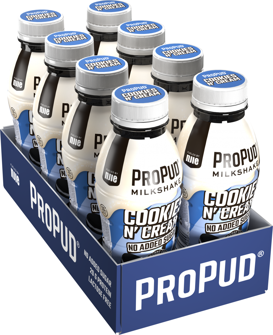 NJIE ProPud Milkshake - Cookies &amp; Cream 8x330ml