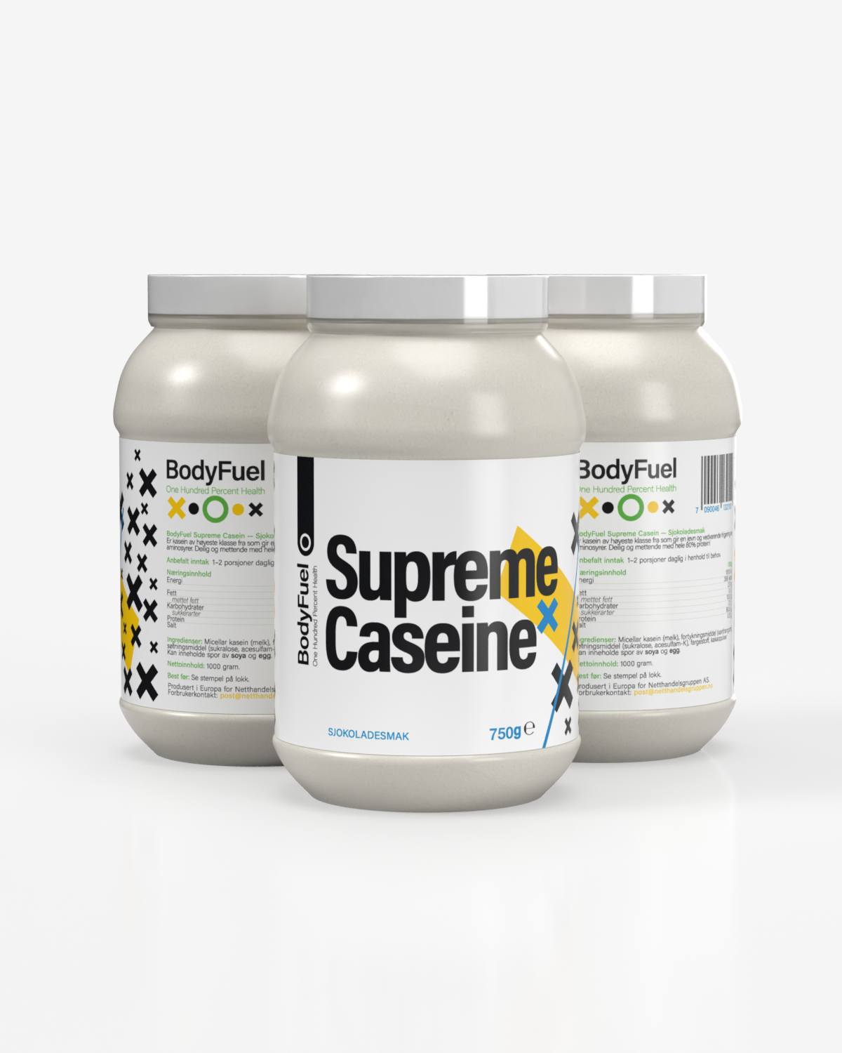 BodyFuel Supreme Caseine - Chocolate Dream 3x750g