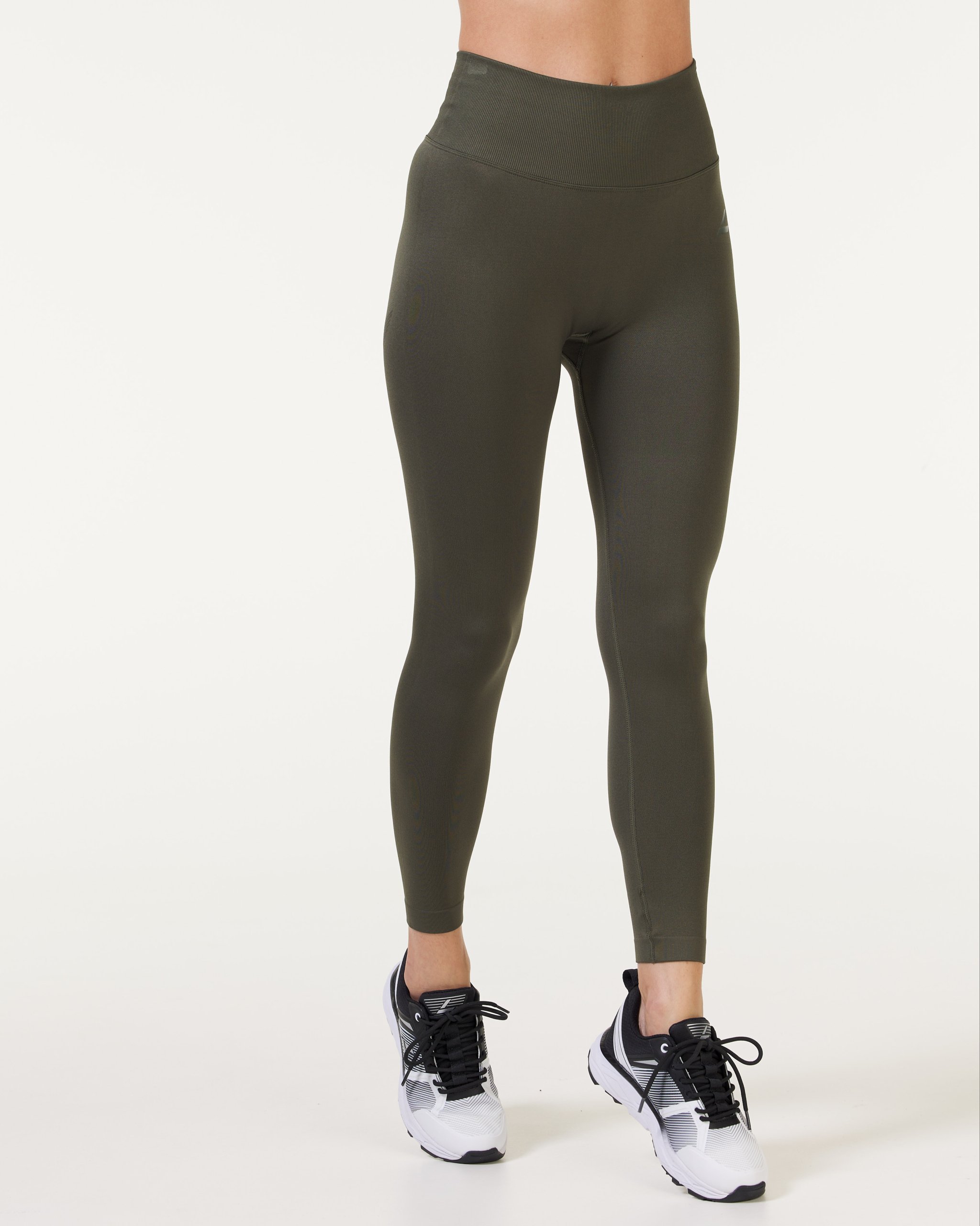 LEVITY Ignite Seamless Scrunch Tights Green Depth - Tights.no