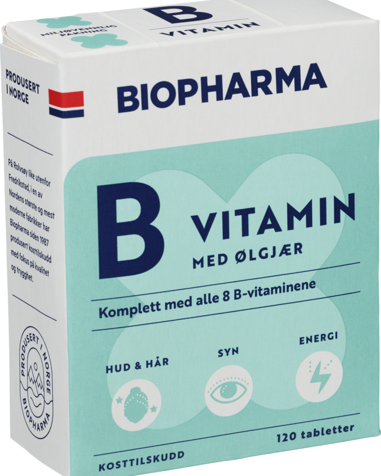 Biopharma Vitamin B 120tab - Tights.no