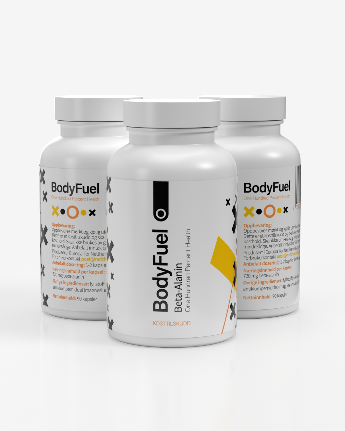 BodyFuel Beta-Alanin 90x720mg (3-pack)