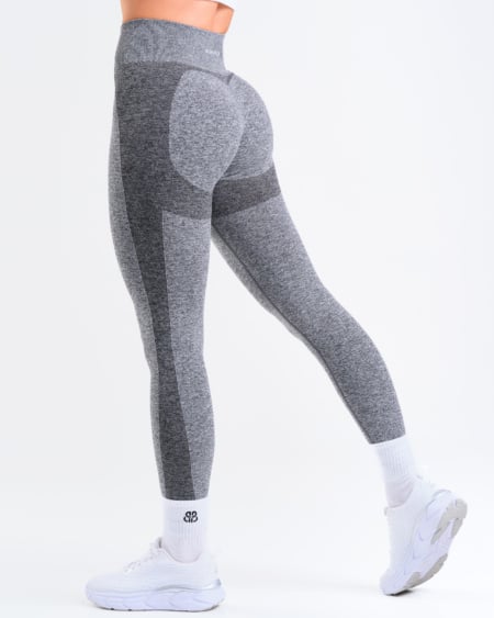 Power Up! Tights Black Marl