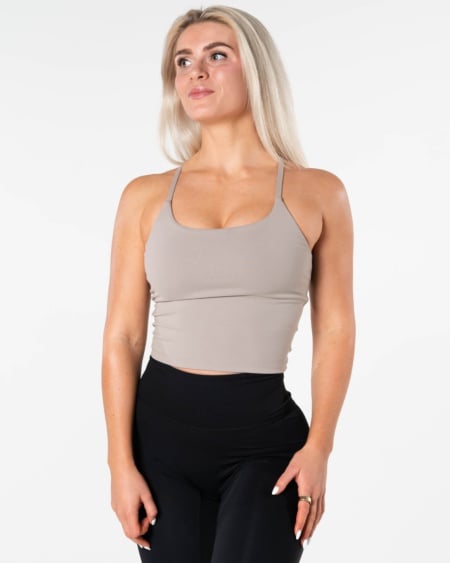 Core Singlet Top Beige